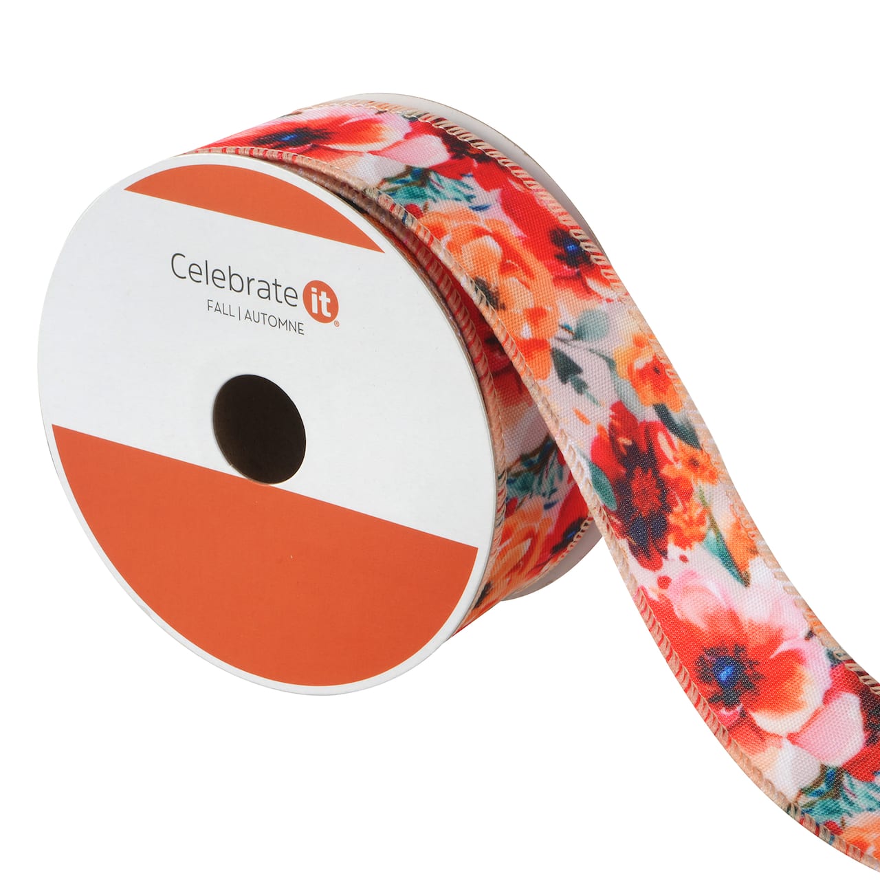 1.5" x 30ft. Floral Wired Ribbon by Celebrate It®